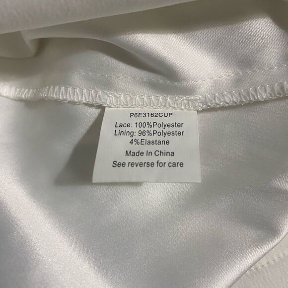 NWOT Parker Nerissa SZ XS Little White Dress Eyelet Lace Drop Waist Tiered Skirt - Picture 15 of 16